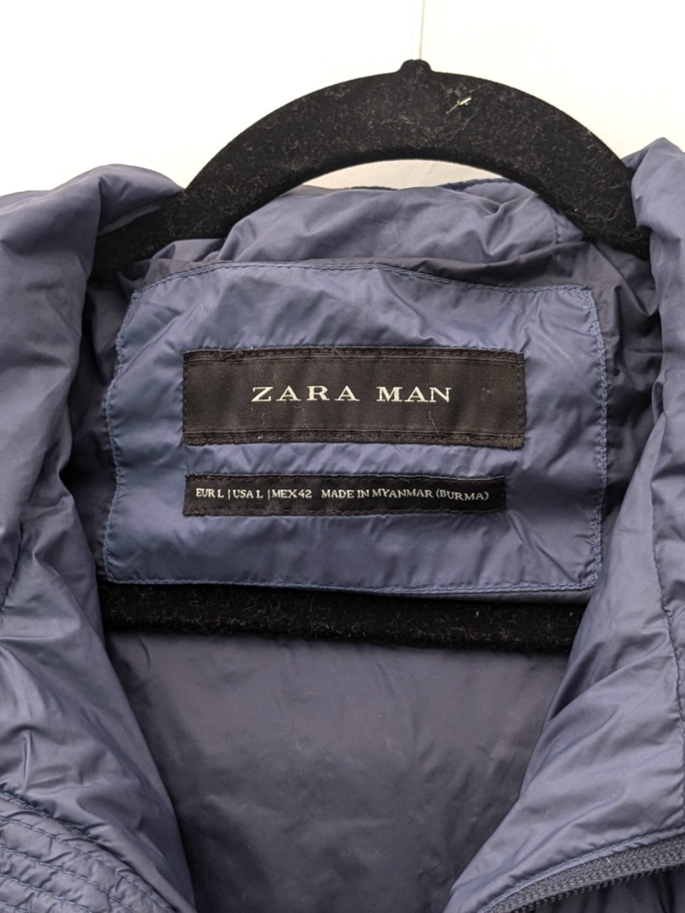Zara Mens Puffer Jacket with Hood - Picture 2 of 12